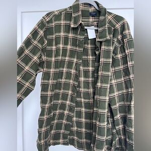 J. Crew Men's Slim Fit Flannel Button Front Shirt Medium NWT